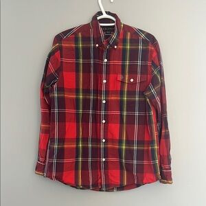 U.S Polo ASSN. Men's Red Plaid Shirt